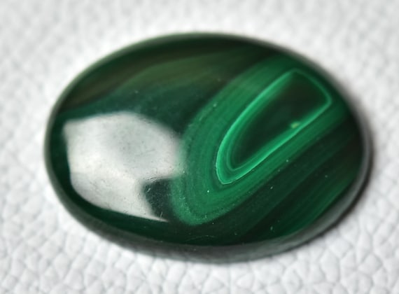 1 Piece Natural Malachite Cabochons 22x31mm Oval Shape Cab Rare Malachite Gemstone Cabs Loose Stone Smooth Gemstones Semi Precious C-14503