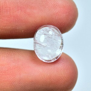 Natural Morganite Cabochons Lot 8.8x10.8mm Oval Shape Rare Morganite Gemstone Smooth Cabs Loose Gem Stones Cab C-20228