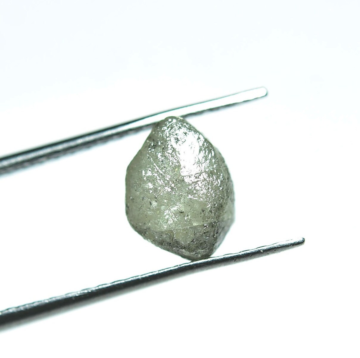 5x7.2mm Grey Raw Diamond Loose Rough Natural Shape Gray Diamonds