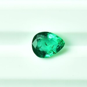 Natural Emerald Faceted Gemstone 4x5mm Pear Shape Genuine Emerald Gemstones Loose Stones Cut Stone Precious Gems C-5137