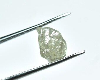 5 x 7 mm grauer roher Diamant lose raue natürliche Form graue Diamanten ungeschnitten riesiger Diamant Rohedelstein für Schmuck C-21874