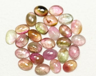 weight 7.5 carat Green Tourmaline gemstone loose cabs Size 11x11 MM Tourmaline Cabochon code #T 49 Green Tourmaline cabs