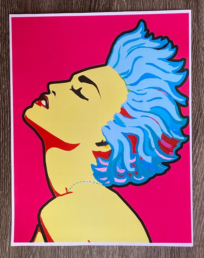 Madonna Bilder 80er:  Zeichnen lernen mit Pop-Ikonen!