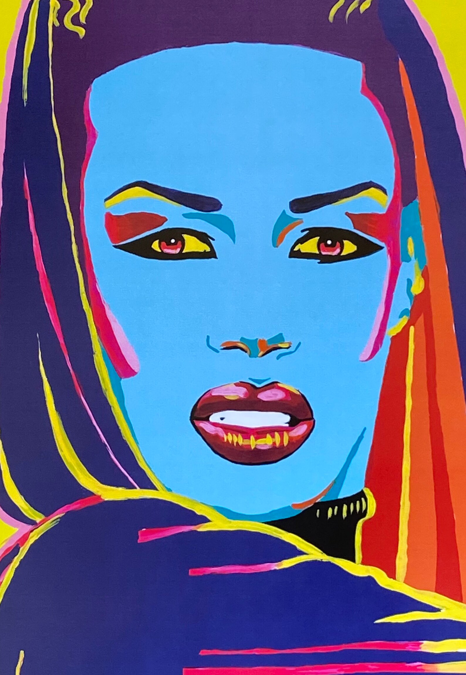 GRACE JONES art print fashion 80s pop pop art diva icon Etsy