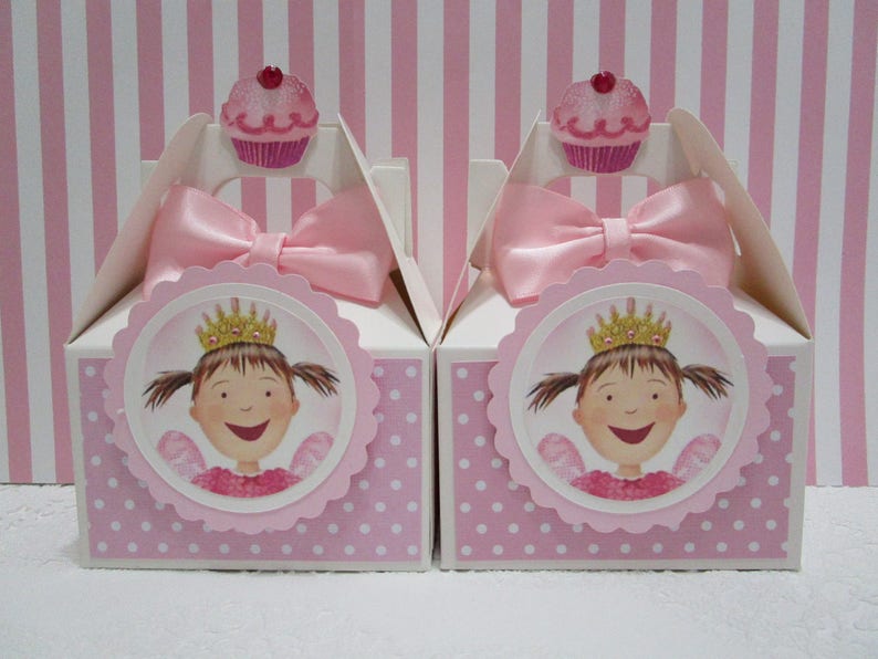 Pinkalicious Favor Boxes Pinkalicious Favors Pinkalicious Party Favors Pinkalicious Party Girl Favor Boxes Pinkalicious Bags Qty 10