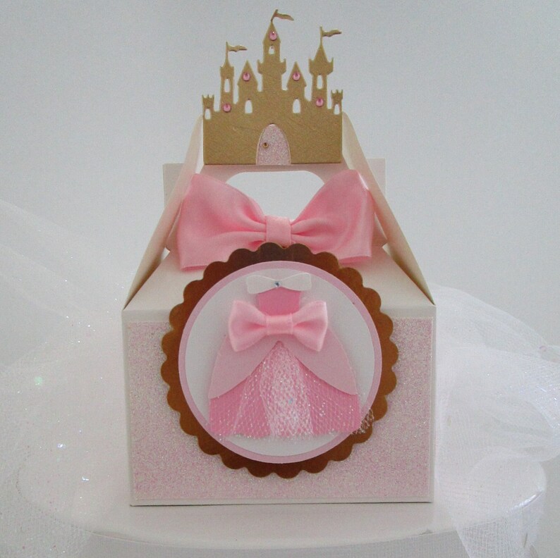 Princess Favor Boxes Princess Party Favors Princess Party Etsy