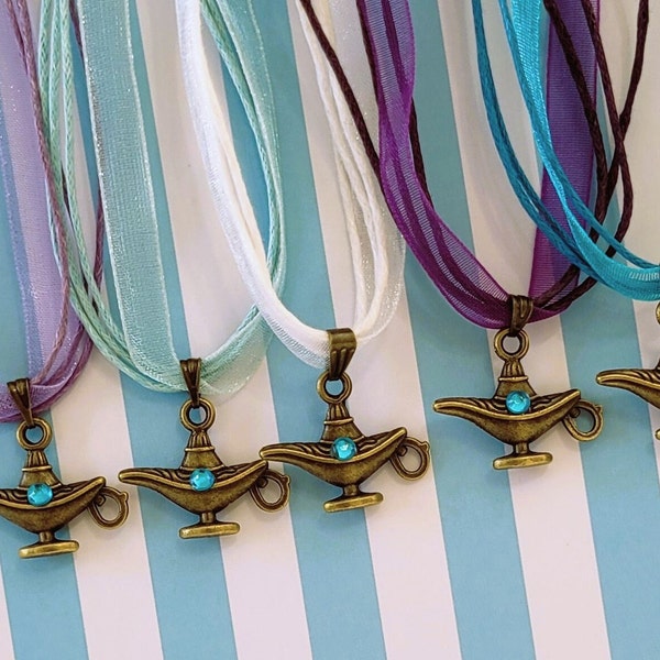 Jasmine Genie Lamp Necklaces/Girl's Jassmine Jewelry/ Genie Lamp Necklaces/Genie Bottle Necklaces