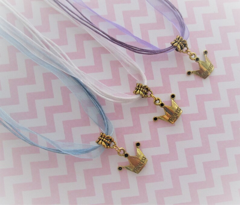Set of 10 Princess Necklace Princess Party Favor Necklaces Etsy