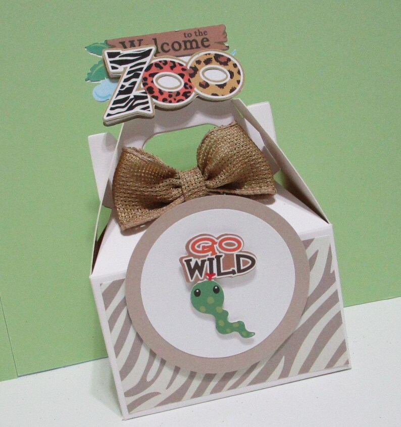 Zoo Favor Boxes Zoo Party Favor Boxes Zoo Birthday Favor Etsy