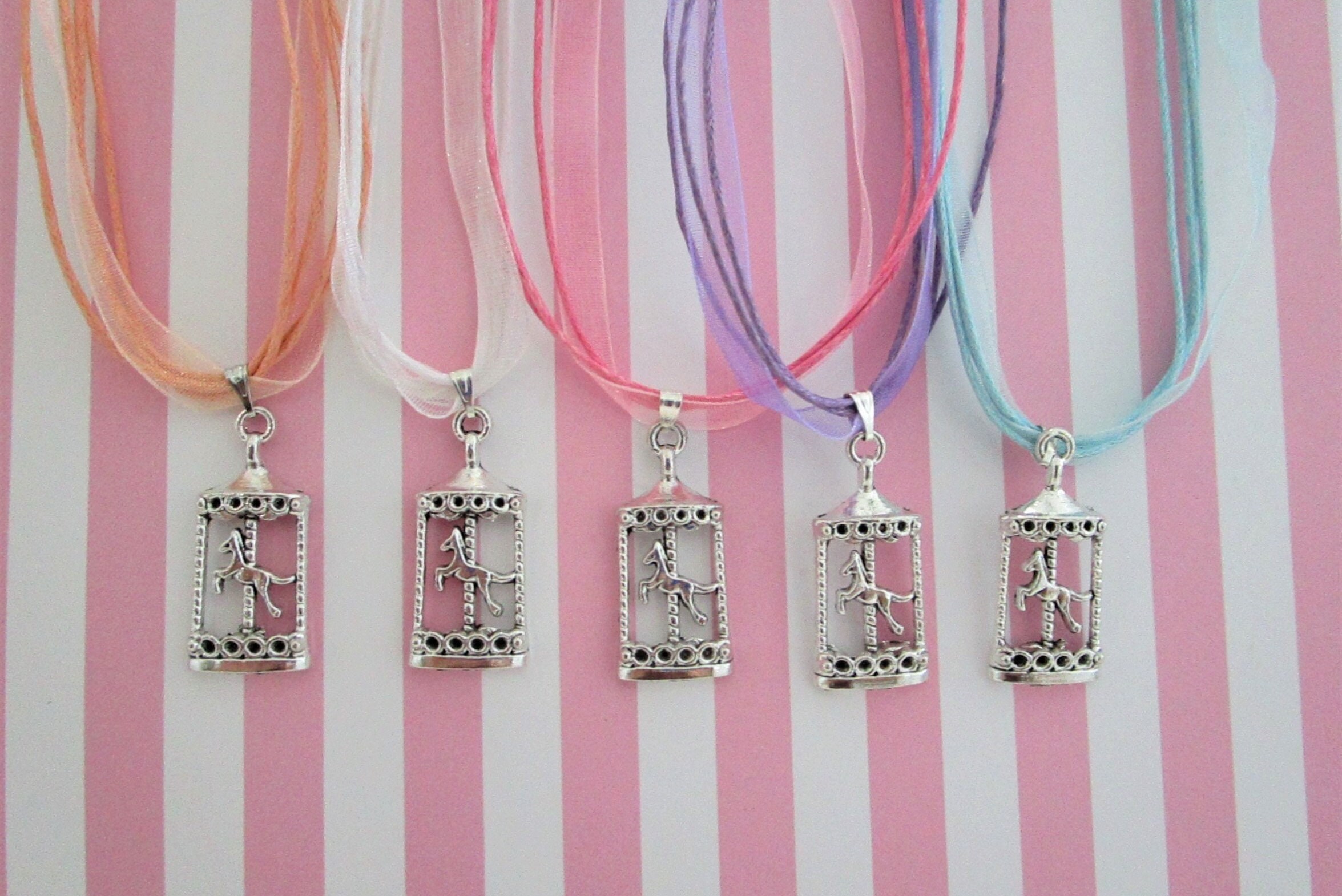 Carousel Favor Bags Carousel Horse Party Favors Carousel Etsy.de