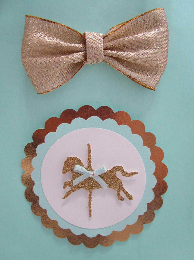 Carousel Favor Bags Carousel Horse Party Favors Carousel Etsy