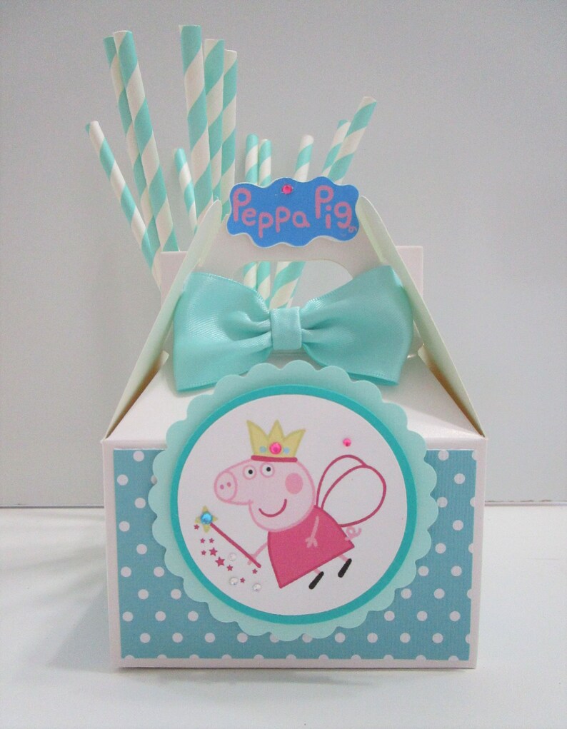 Peppa Pig Favor Boxes Peppa Pig Party Favors Peppa Pig - Etsy