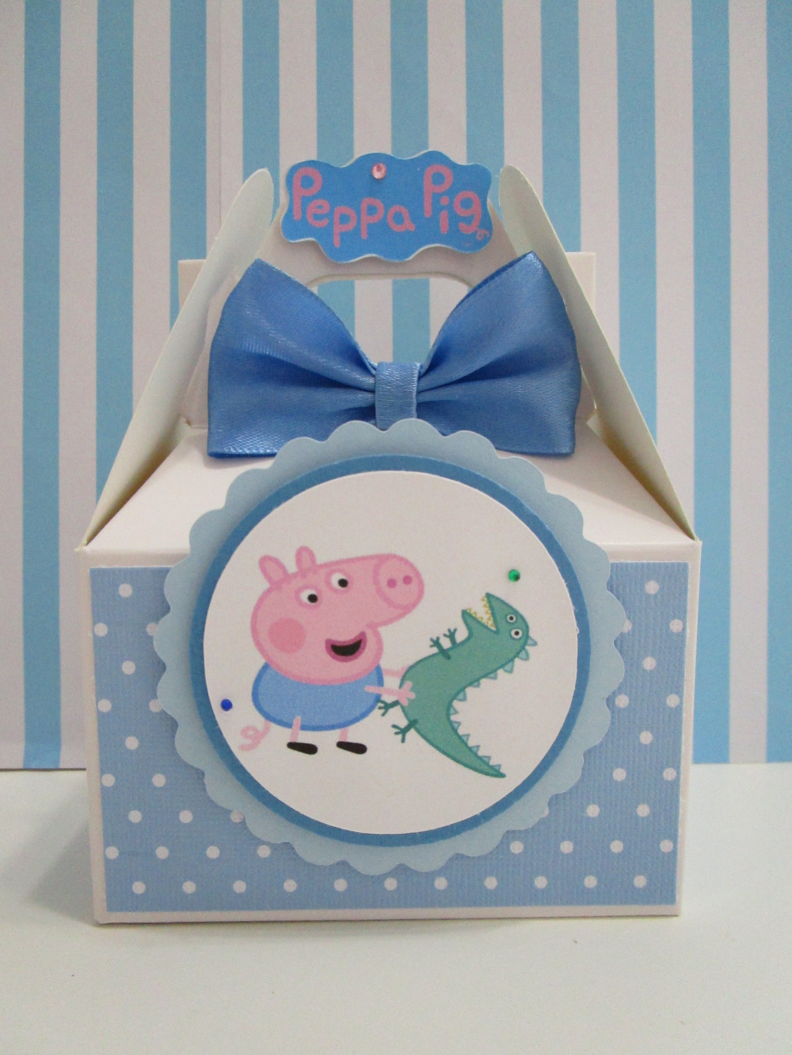 Peppa Pig Favor Boxes Peppa Pig Party Favors Peppa Pig - Etsy
