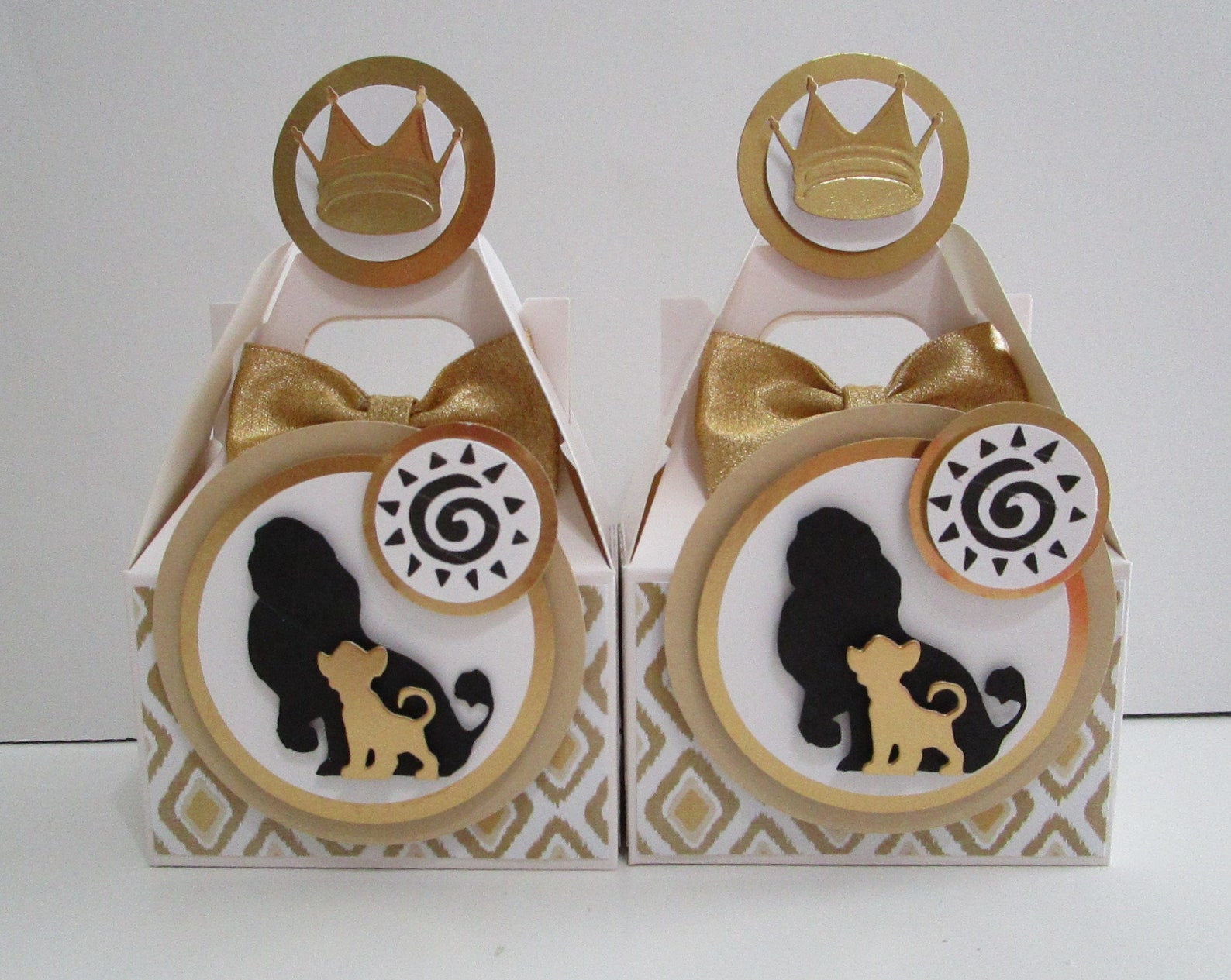 Simba Favor Boxes Simba Party Favors Simba Birthday Lion Etsy