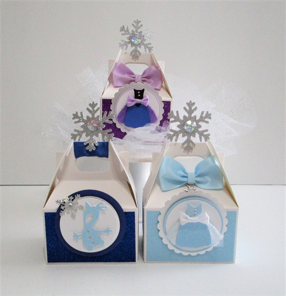 Frozen Favor Boxes, Frozen Party 