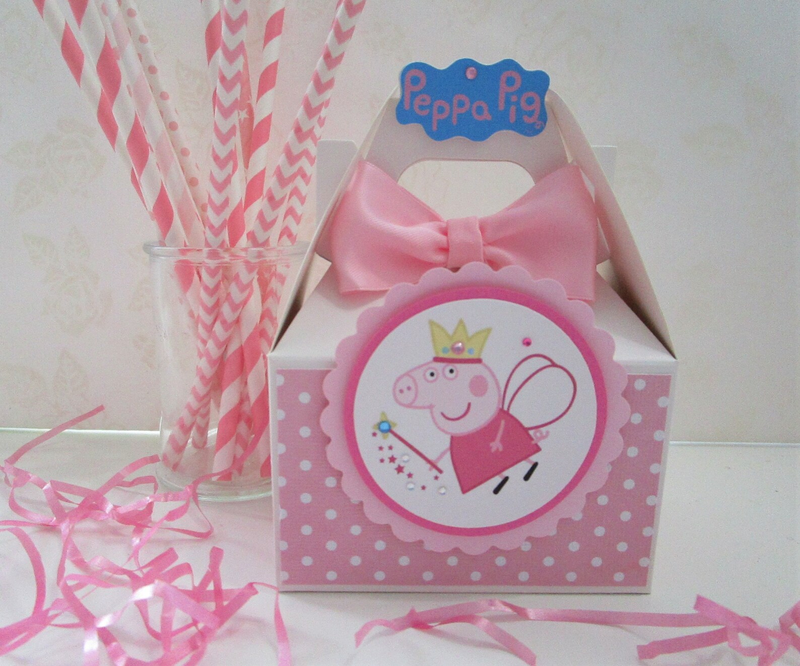 Peppa Pig Favor Boxes Peppa Pig Party Favors Peppa Pig - Etsy