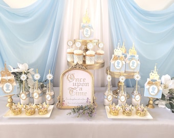 Cinderella Castle Favor Boxes: Princess Party Treat Boxes