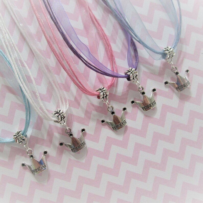 Set of 10 Princess Necklace Princess Party Favor Necklaces Etsy