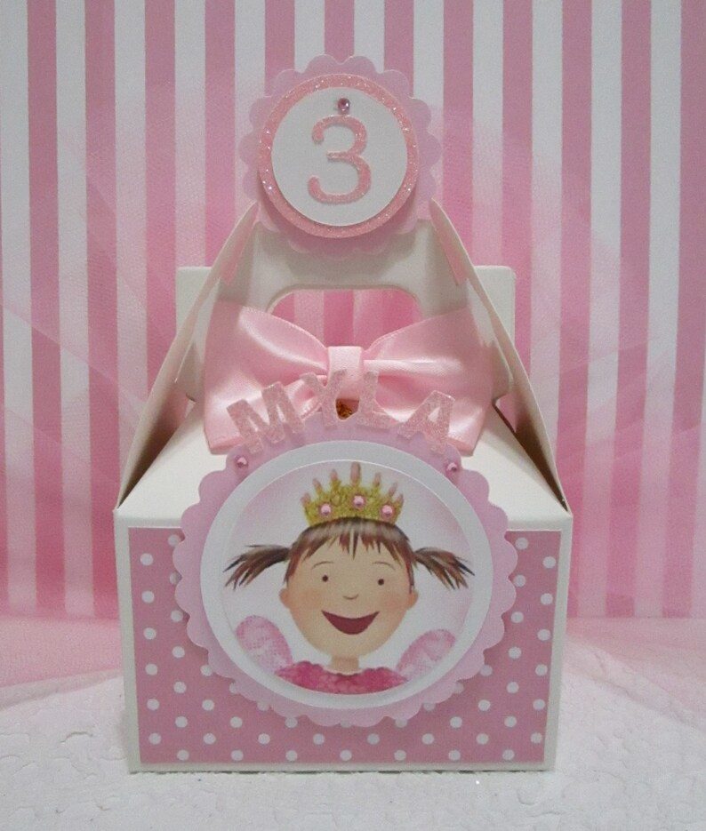 Pinkalicious Favor Boxes Pinkalicious Favors Pinkalicious Party Favors Pinkalicious Party Girl Favor Boxes Pinkalicious Bags Qty 10