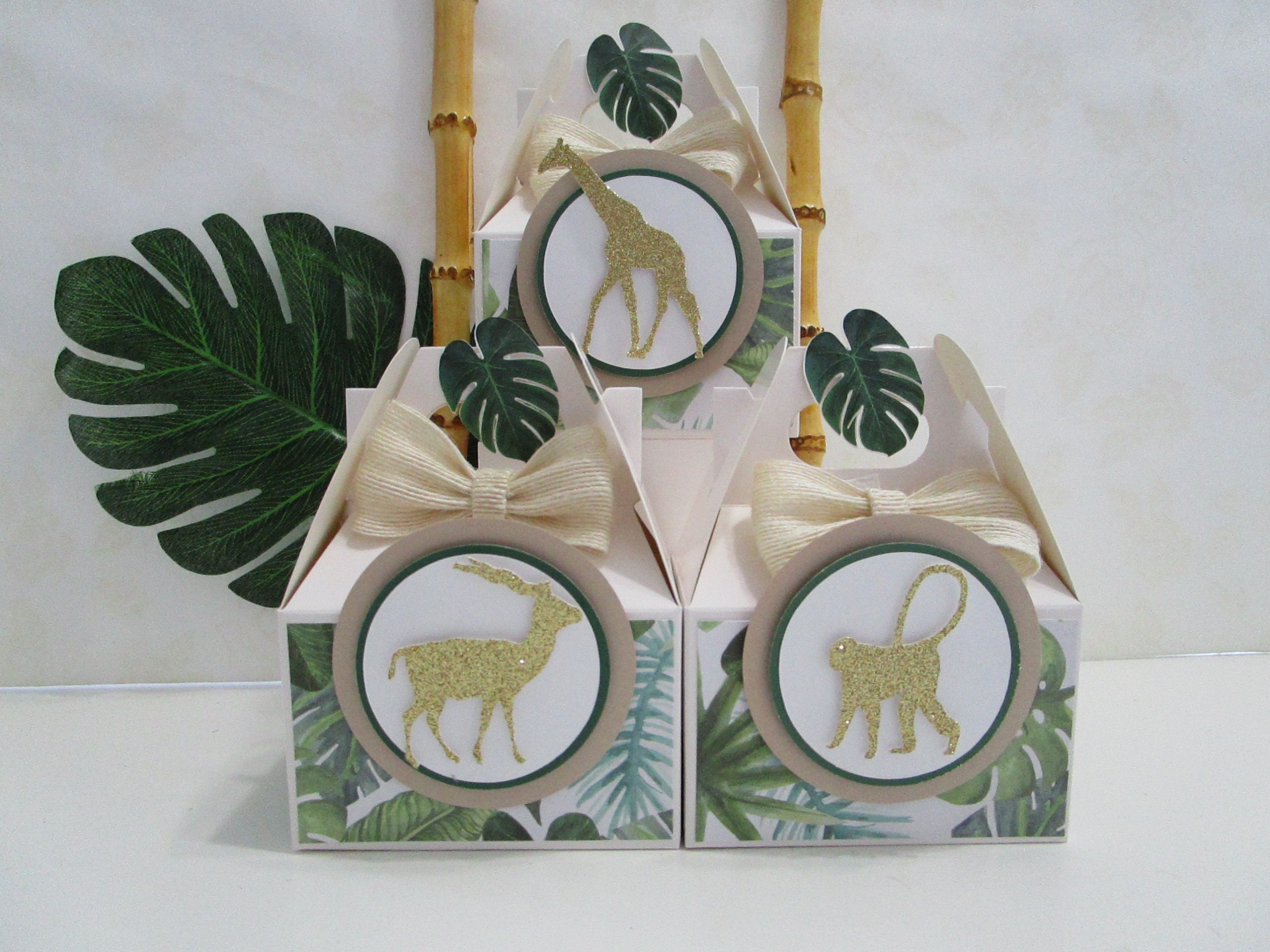 Zoo Favor Boxes Safari Favor Boxes Zoo Party Favors Safari Etsy UK