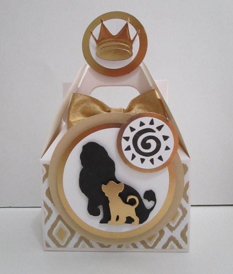 Simba Favor Boxes Simba Party Favors Simba Birthday Lion Etsy