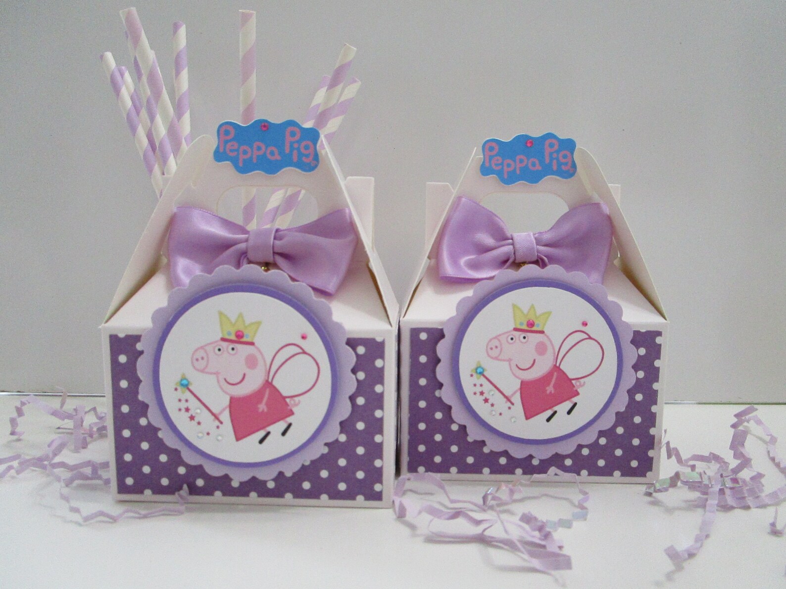 Peppa Pig Favor Boxes Peppa Pig Party Favors Peppa Pig - Etsy