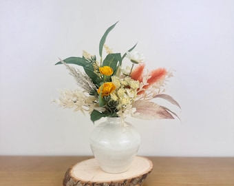 Fall Floral Vase Arrangement, Flower Table Centerpiece