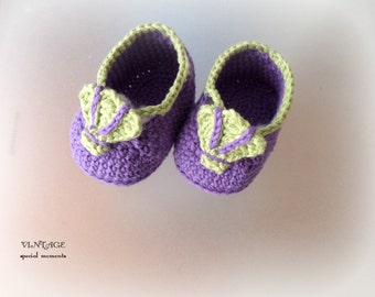 Crochet Baby Slippers/Crochet Baby Booties/Mermaid baby booties/0-3 Months/Ready to Ship