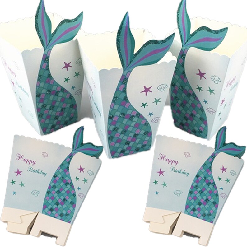 Magical Mermaid Tail Party Boxes For Treats Popcorn Favours Etsy UK magical-mermaid-tail-party-boxes-for-treats-popcorn-favours-etsy-uk