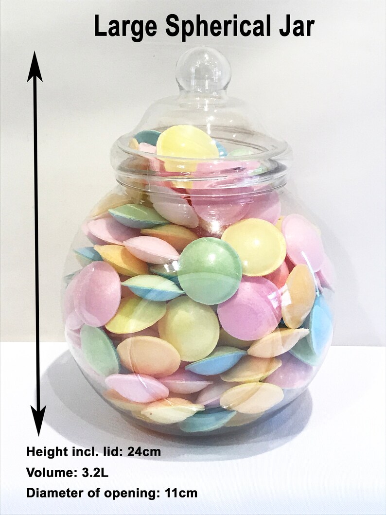 Vintage Plastic Sweet Jars 12 Jars 2 Scoops 2 Tongs and 100 Etsy