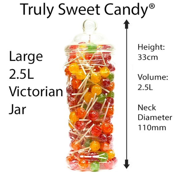 YOU CHOOSE Large Plastic Candy Cart Buttet Sweet Jars Party/Storage 