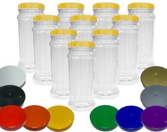 2.5L Victorian Plastic Storage Jars: Food Grade Candy Containers