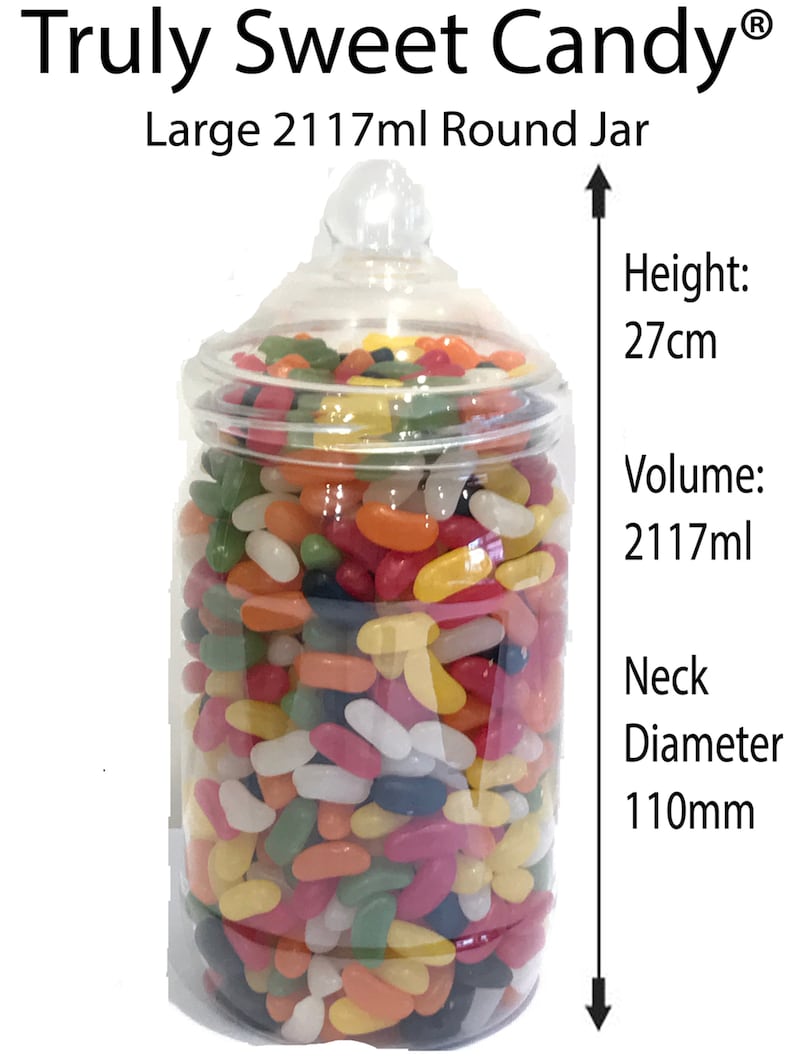 7 Large Plastic Sweet Jars for Truly Sweet Candy Buffet Sweet Etsy