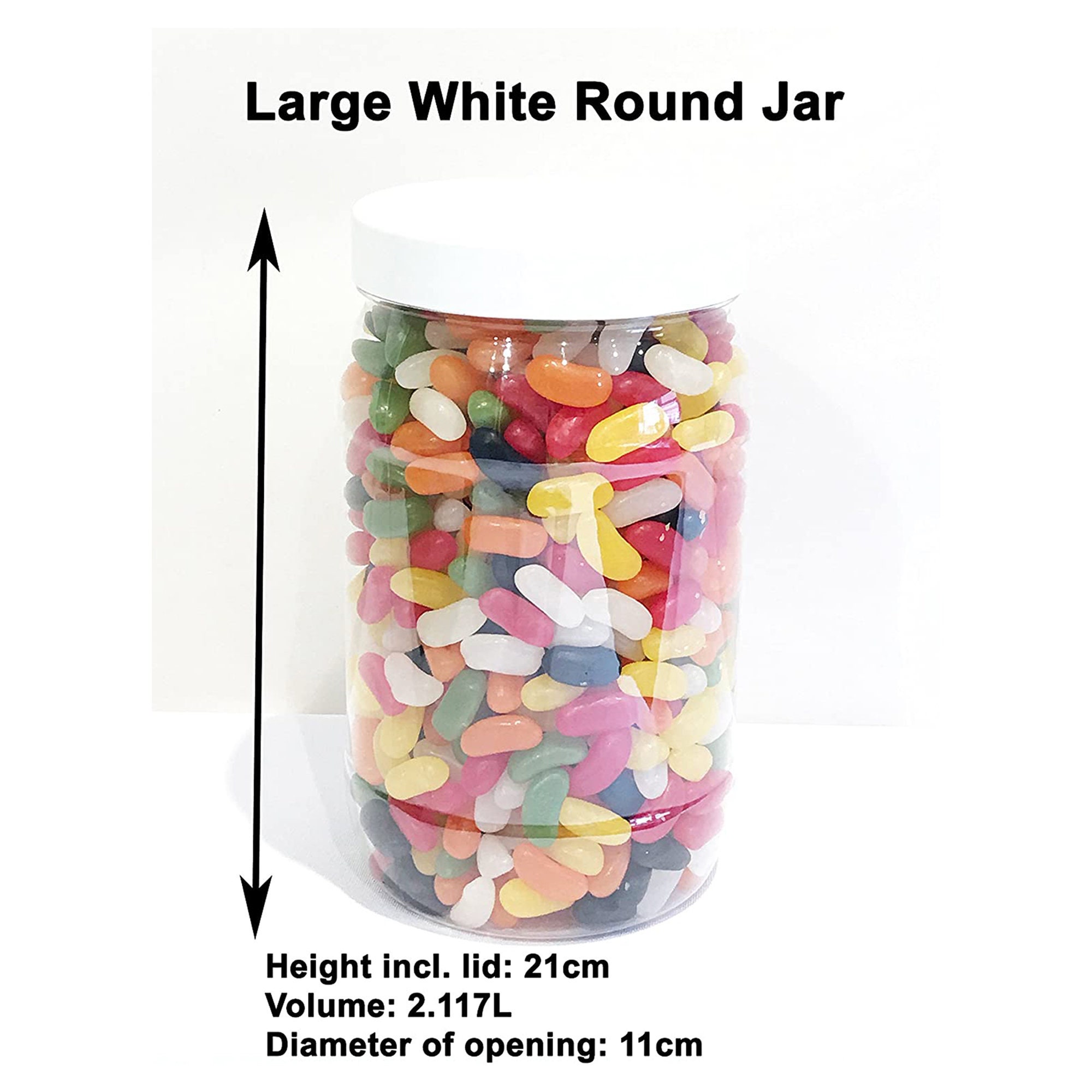 Maxcheck 105 Barattolini In Plastica Trasparente Con Coperchio In Alluminio, 85g, 60x58 Mm, Per Spezie, Confezioni Regalo