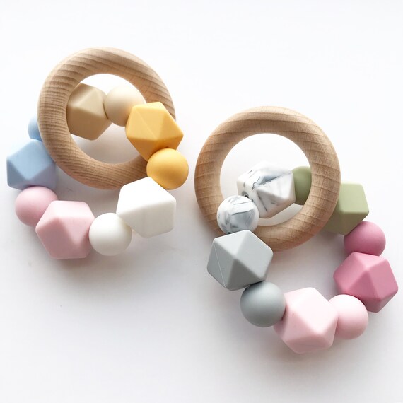 baby rattles and teething rings