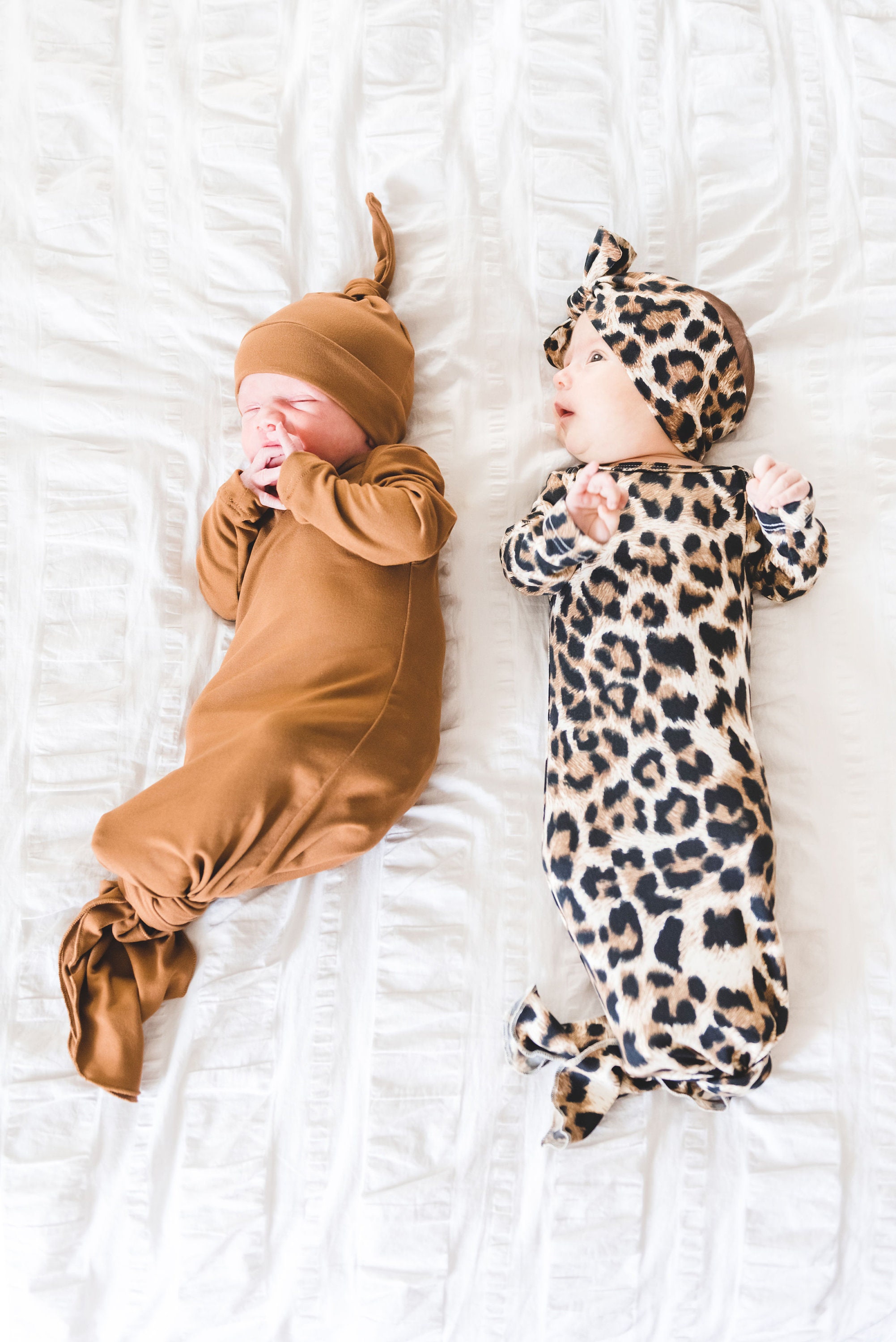 Knotted infant gown knot baby gown infant gown newborn Etsy