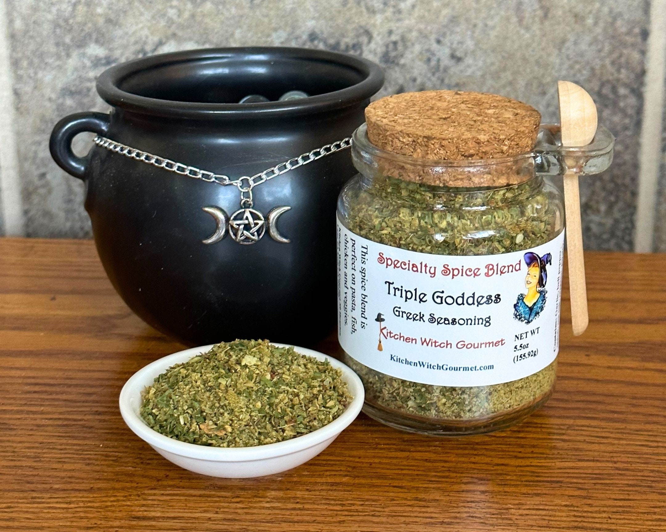 Triple Goddess Greek Seasoning Kitchen Witch Gourmet Magical Spice