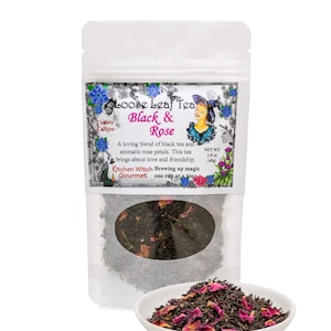 Black and Rose | Loose Leaf Tea | Kitchen Witch Gourmet