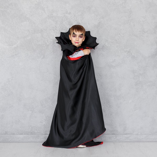 Modèle de manteau de vampire d'Halloween, motifs d'Halloween, motif de vampire, manteau de vampire, motif d'Halloween pour sorcière, Taille : Enfant - Adulte, A4 A0