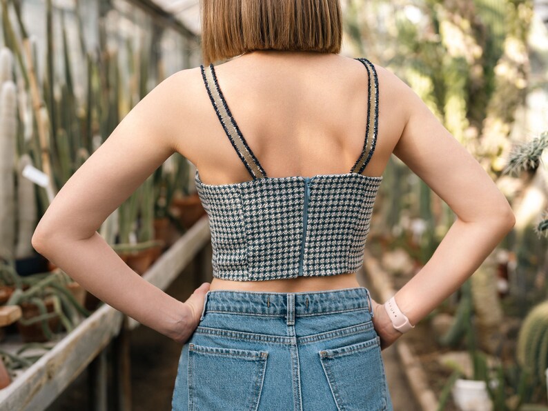 Bustier Top PDF Sewing Pattern Sizes XSL Formats A4A0 Etsy
