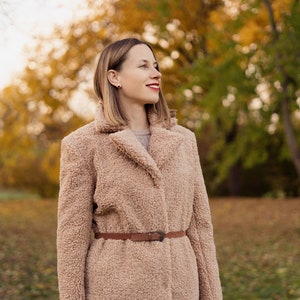 Fluffy Love Coat Sewing Pattern, Size Xs-L (PDF Pattern) image 7