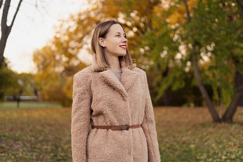 Fluffy Love Coat Sewing Pattern, Size Xs-L (PDF Pattern) image 7