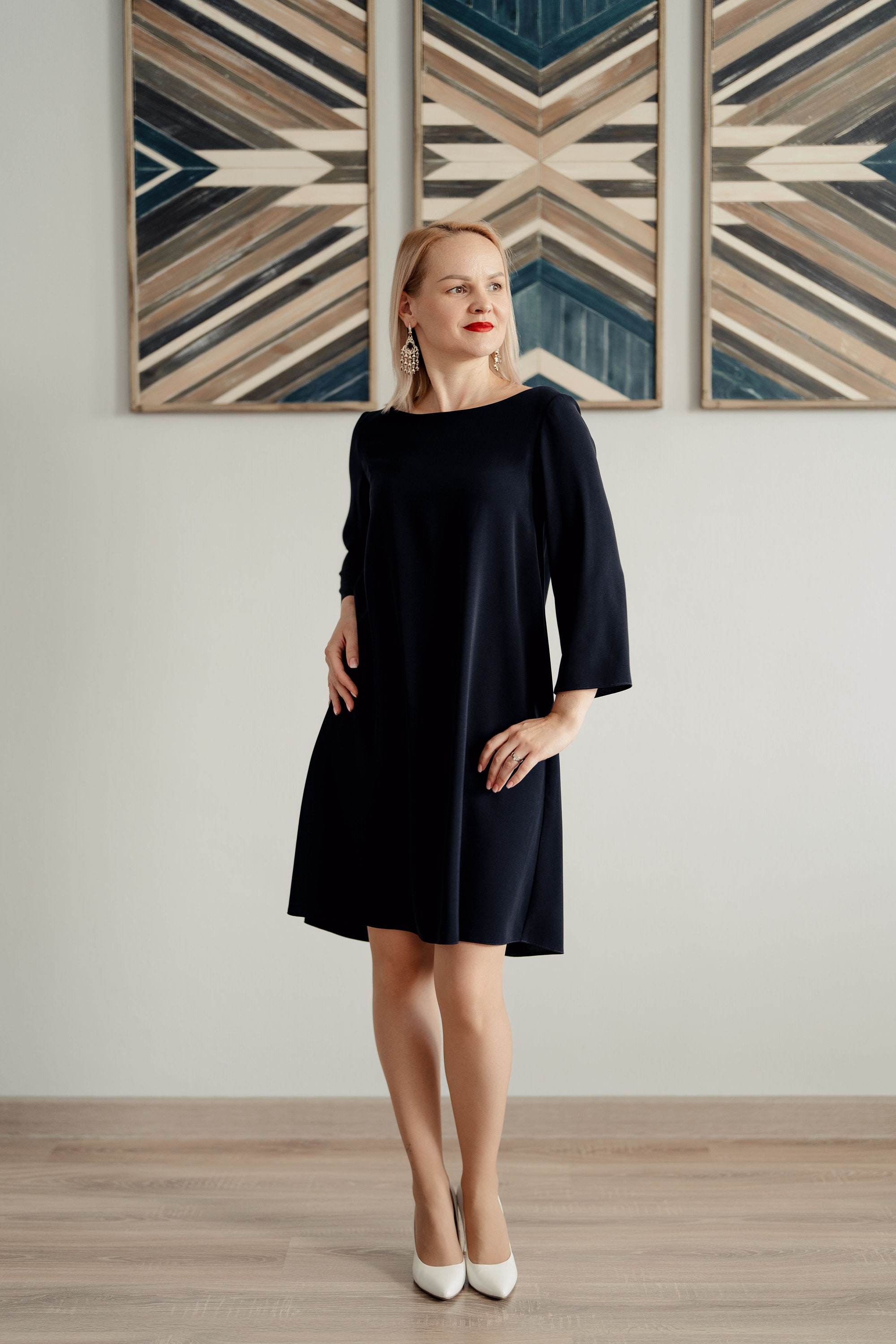 Little Black Dress Sewing Pattern, XS-XL (PDF pattern)