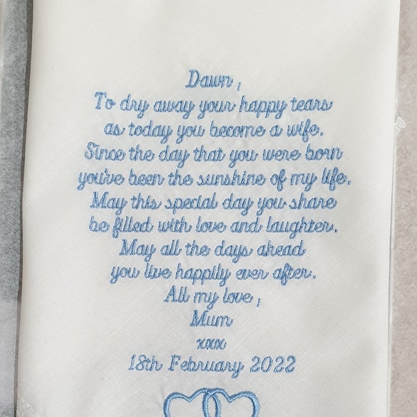 Parent to the bride wedding gift, bride from parent, brides' personalised gift,