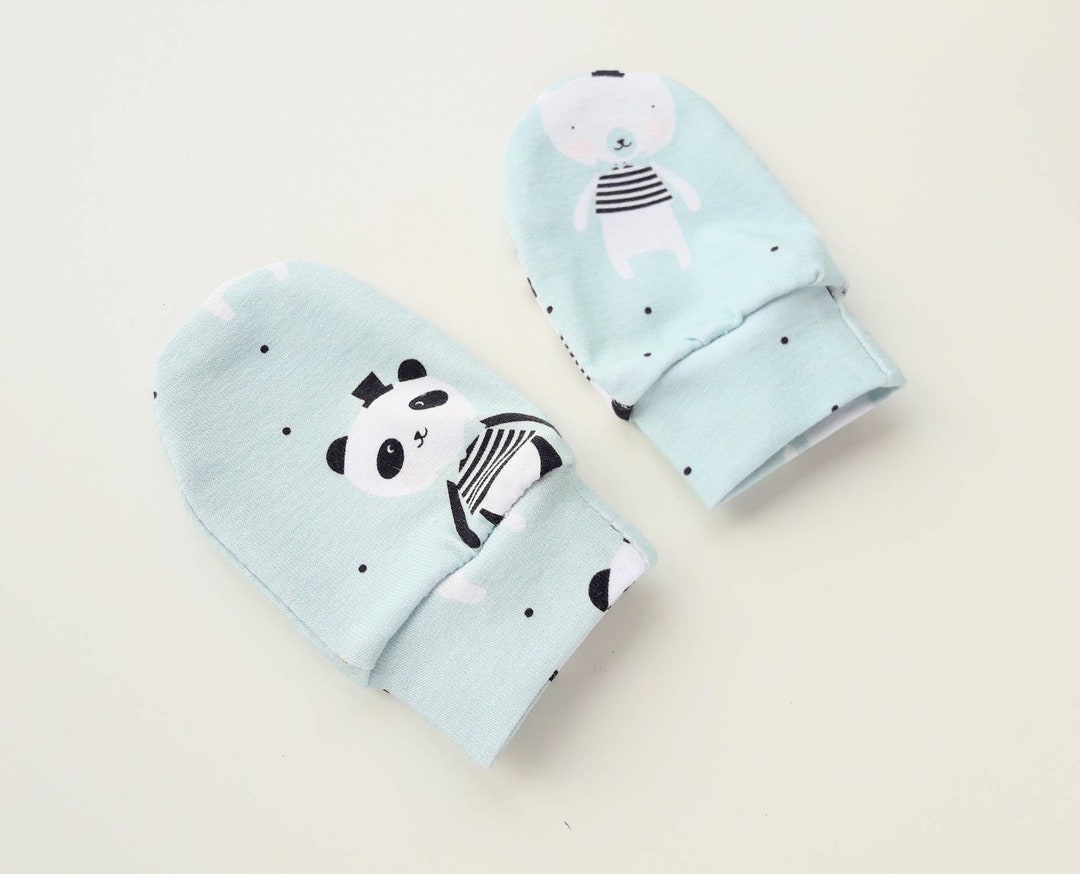 Manopla Bebe BQUBO - 12 Pares De Manoplas Para Bebé, Recién Nacidos, Guantes De Algodón Elásticos Para Muñeca Para Niños Y Niñas De 0 A 6 Meses, 12 Pares Manoplas Bebe Recien Nacido