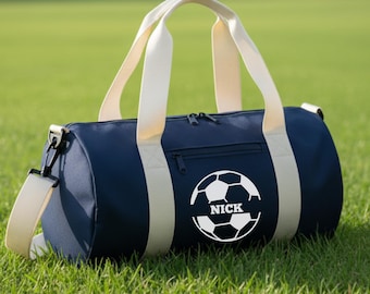 Borsa da Calcio Personalizzata con Nome - Borsone Sportivo per Bambini - Regalo Calcio per Bambini