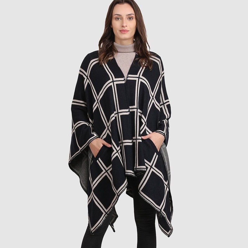 Jacquard Pattern Silk and Wool Scarf