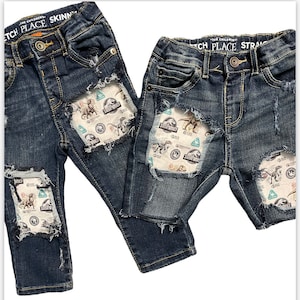 Jurassic Park dinosaurs the lost world skinny straight stretch jeans//shorts Jurassic park birthday