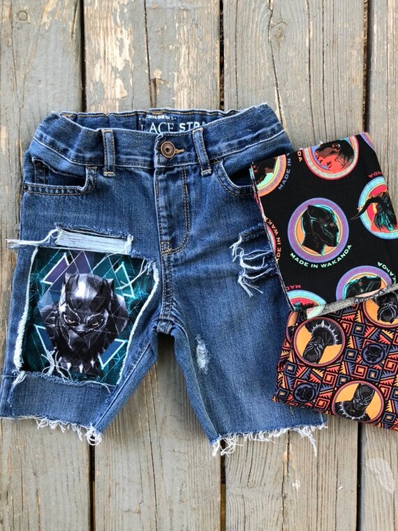 marvel jean shorts