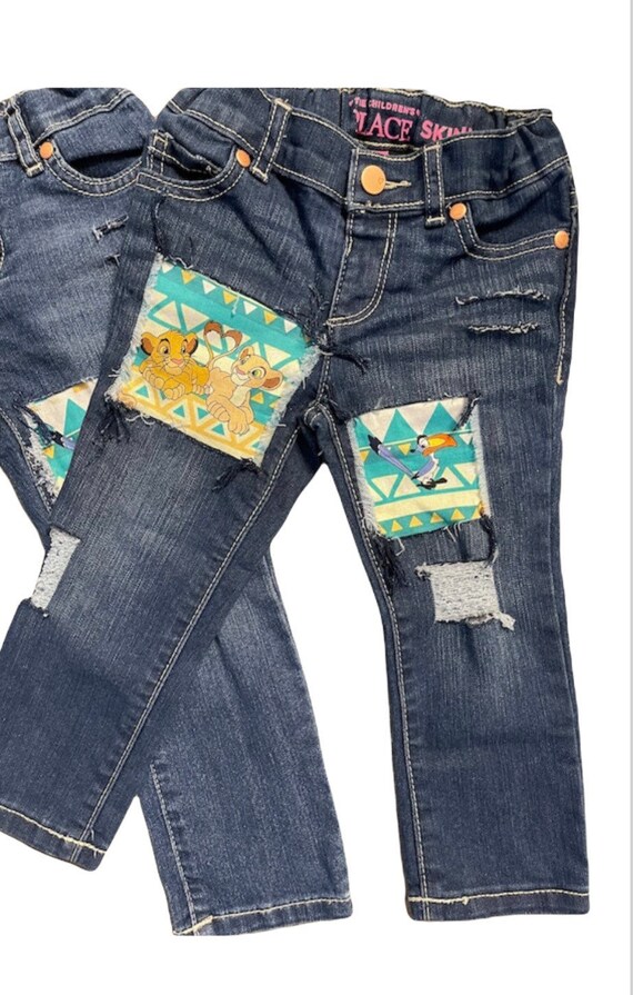 Lion King Simba Nala Skinny Jeans Shorts Pumba Timon Lion King 